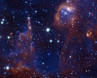 A detail of the Sh 2-284 star formation region (Click for more information)